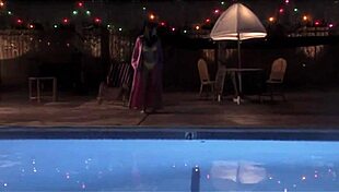 Jack Frost 2 Features Sexy Skinny Asian Babe Skinnydipping Nude by the Pool in Steamy Display.