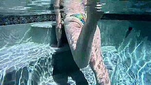 Swimming In A Private Pool In Hawaii Kai With Family