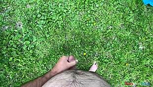 brunette amateur moans during first outdoor masturbation in forest for 2024