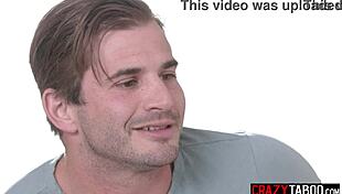 hot blonde teen gets railed by lucky hubby while milf rubs one out 😈🔥