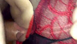 Ex Girlfriend Worships Monster Cock in Tight Stockings