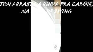 i dragged hot redhead to swing club cabin for pussy pounding