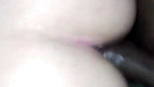 bold anal pounding while she chats ex