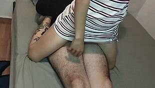 This horny Colombian girl rides my big cock to avenge her husband. Why?