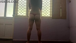 Fine Big Ass Girl Workout At Home