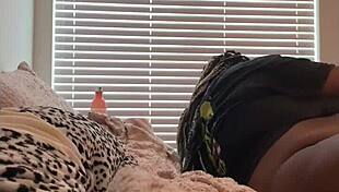 Ebony Babe Screams for Monster Cock Creampie in Shaved Pussy!