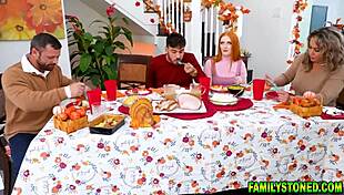 lucky stud licks and fucks horny redhead stepsisters arietta adams cherry fae in nasty threesome