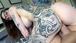 Big Goth Stepsis Tryout Creampie! Chantal Danielle Rides Scott Stark Wild!