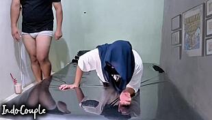 Desi Hijab Girl Squirms Under Masseur's Hard Thrusts!