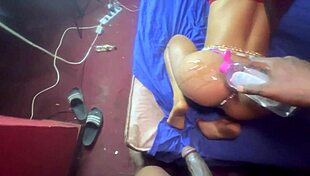 sexy ebony teen slut sucks big black daddy cock then gets doggystyle pussy wrecked swollen