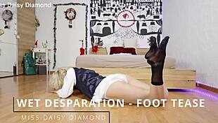 oh god this wet office slut's foot tease in socks has me dripping desperate 😩💦