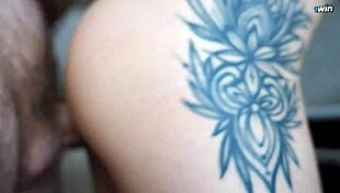 petite sunako kirishiki bends over kitchen counter for doggy cumshot