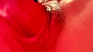 Curvy Redhead's Juicy Pussy Close-Up Fingering and Ass Shaking Tease