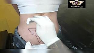 Tattoo Artist Inks Anitta-Like Model Alexia Duucan TS Asshole Best Moments?