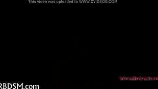 Metal cage helmet locks him in for brutal femdom domination and hardcore fucking!