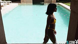 voluptuous asian milf models strip nude revealing curves for playboy photoshoot