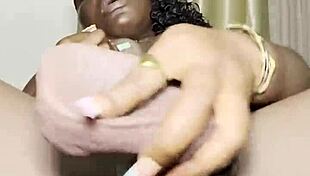 big dildo stretches chubby pussy lips until creamy orgasms hit sweetqueen2