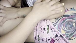 Lesbian Pijamada: Big Clit Pussies Licked and Strapon Fucked Wild