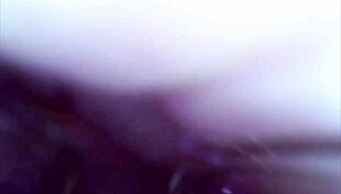 real pussy contractions during orgasm, sperm swirling in juicy depths under microscope