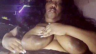 damn ava knightly's juicy ebony curves oiled up perfect before bed suck