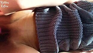 Cute Brunette Whore Sweater Creampie Petite Tits Fuck