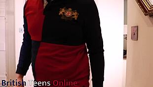 Collared British 18-year-old wand-teased to brink