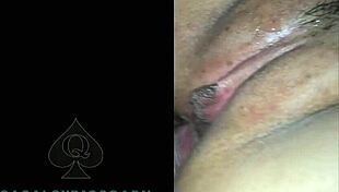 Friend plays with wife's ass fucks toy in her pussy cuckold style