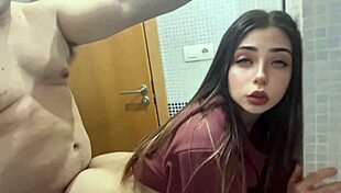 they shoved it all in me in the bathroom quick sex recorded