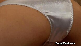 Lesbian mistress with big ass bound slave for fingering pussy massage and moaning domination