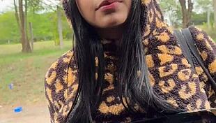 beautiful latina with huge ass rides stranger's big cock wildly in his car