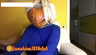 Halloween pervs ready for big boobs pumpkin cam fun?