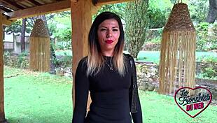 Gwen the sexy french milf in lingerie takes huge cock deep in her tight pussy