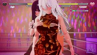 Lesbian Battle Game Erotic Showdown