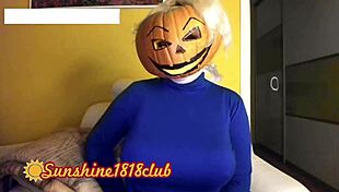 Halloween pervs ready for big boobs pumpkin cam fun?