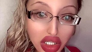 full russian storyline with crossdressing and lipstick glamour