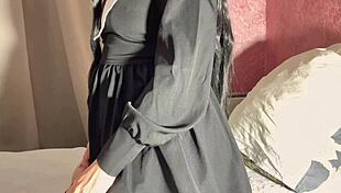 Six months pregnant student begs daddy for rough creampie sex now