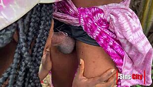 Virgin Ebony Maid Bent Over by Prince's Big Black Cock Doggystyle