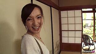 Skinny asian milf housewife cheats sucking stranger cum facial swallow tight pussy uncensored jav pov