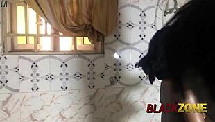 Hot Stepmom's Tight Pussy Gripped by Stepson in Steamy Bathroom