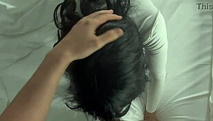 yo after party my hot college girlfriend strips leggings for garage fuck