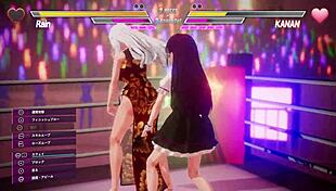 Lesbian Battle Game Erotic Showdown