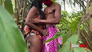 Virgin Ebony Maid Bent Over by Prince's Big Black Cock Doggystyle