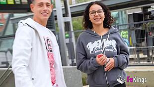 seducing 18+ lily morena on street, she craves my hardcore pounding