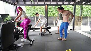 hayley quinn takes our triple penetration creampie load