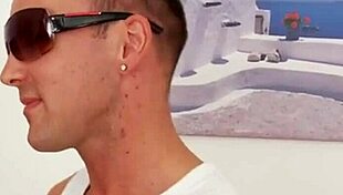 We're dildo-fucking our submissive bf hard in this ffm threeway