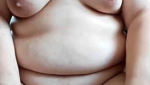 whoa, this fat bbw's wrecking her hairy pussy with that dragon dildo!