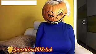 Halloween pervs ready for big boobs pumpkin cam fun?