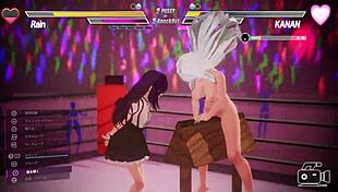 Lesbian Battle Game Erotic Showdown