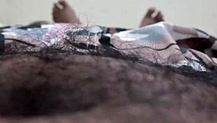 I flash throbbing cock at sexy Tamil maid Renu