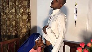 sex before confession has my big tits bouncing wildly!